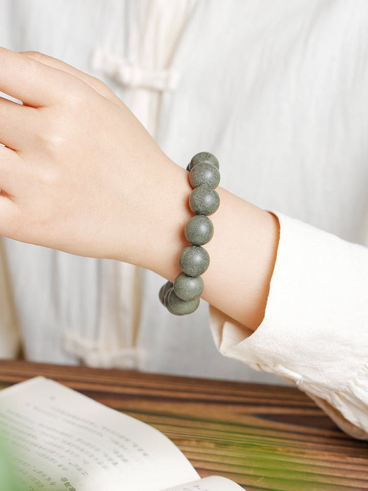 Qingcheng Mountain Ancient Method Intangible Cultural Heritage Incense Beads Calming and Soothing Daoist Calm Meditation Bracelet - BuddhaEnergyHealing
