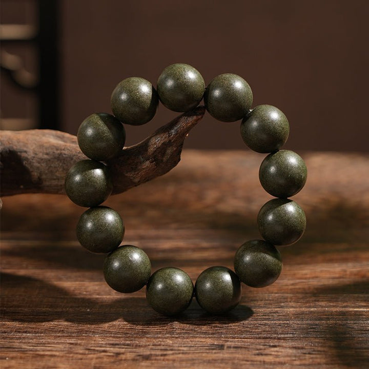Qingcheng Mountain Ancient Method Intangible Cultural Heritage Incense Beads Calming and Soothing Daoist Calm Meditation Bracelet - BuddhaEnergyHealing