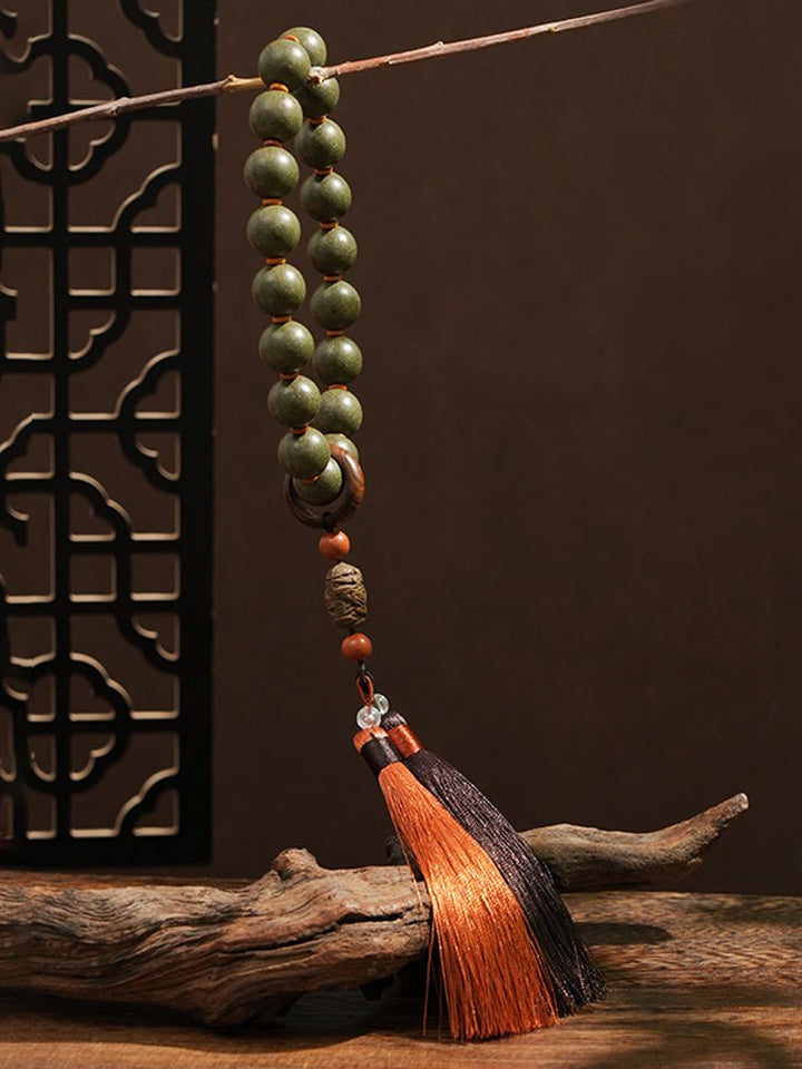 Qingcheng Mountain Ancient Method Intangible Cultural Heritage Incense Beads Calming and Soothing Daoist Calm Meditation Bracelet - BuddhaEnergyHealing