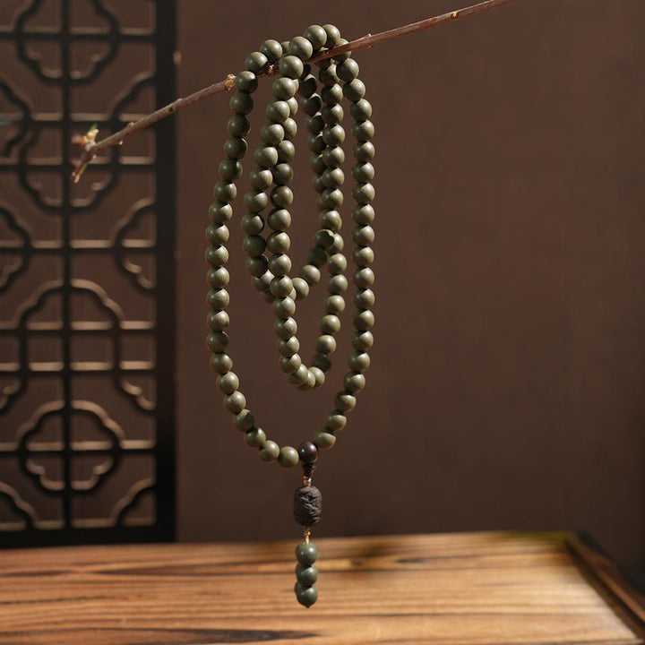 Qingcheng Mountain Ancient Method Intangible Cultural Heritage Incense Beads Calming and Soothing Daoist Calm Meditation Bracelet - BuddhaEnergyHealing