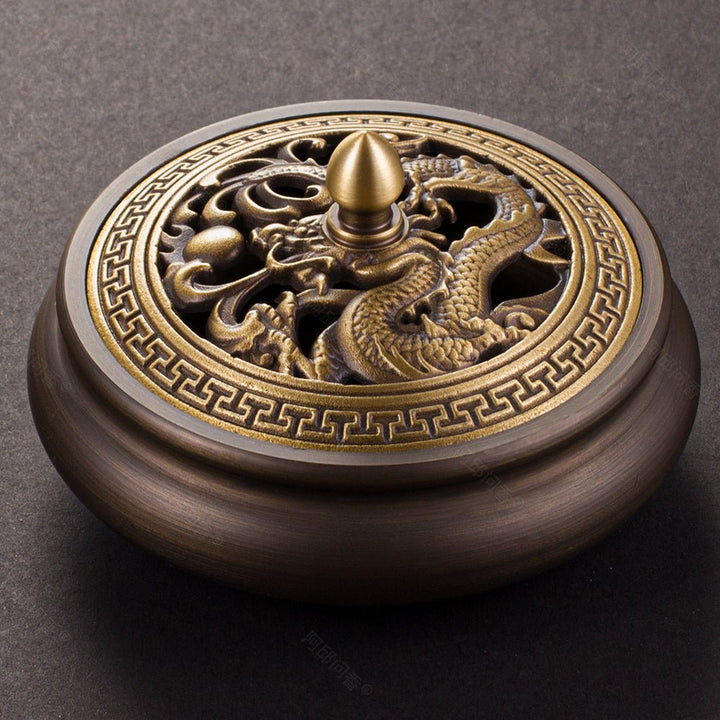 Sandalwood Agarwood Aromatherapy Copper Incense Burner Meditation Energy - BuddhaEnergyHealing