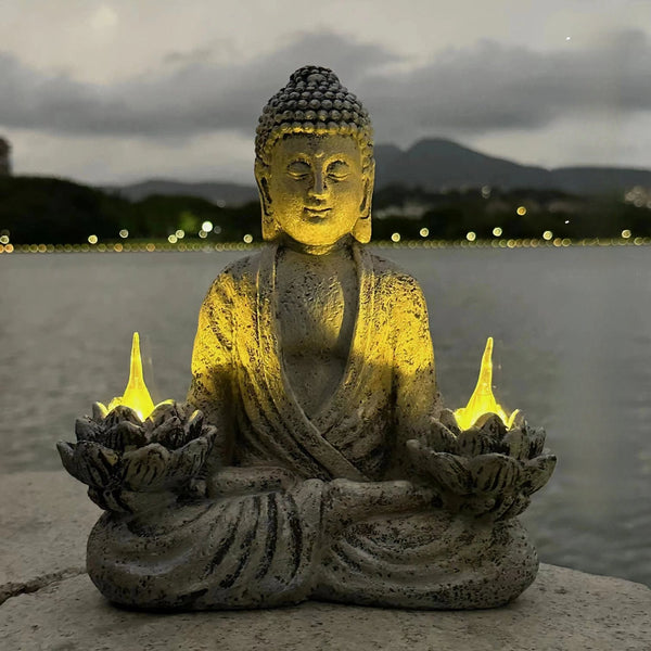 Solar Buddha Peace Calm Ornament - BuddhaEnergyHealing