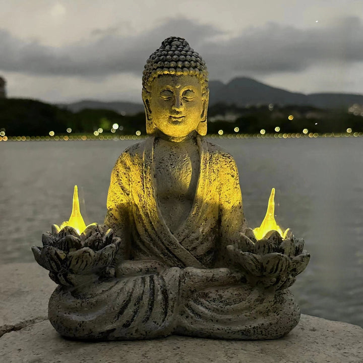 Solar Buddha Peace Calm Ornament - BuddhaEnergyHealing