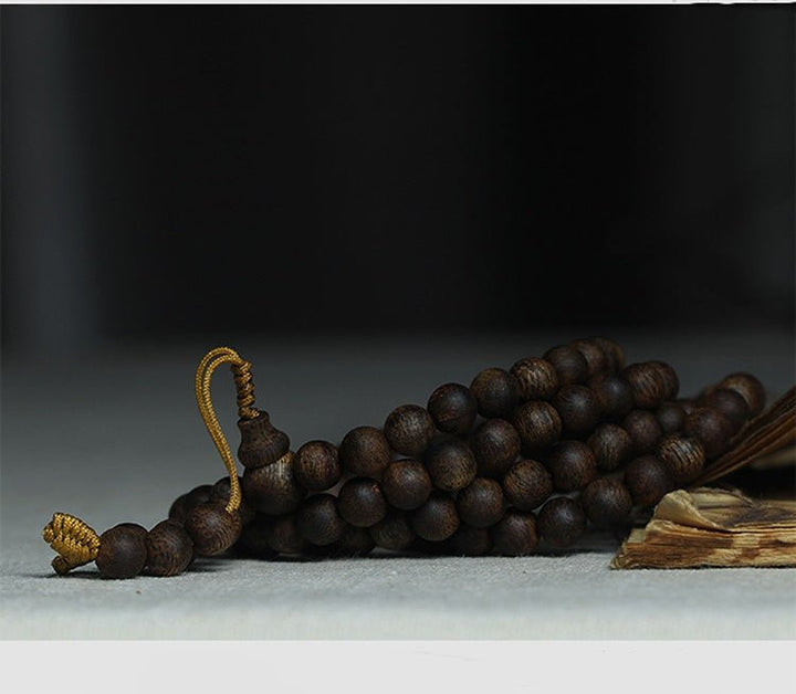 Submerged Grade Qinan Agarwood Meditation Energy Bracelet - BuddhaEnergyHealing