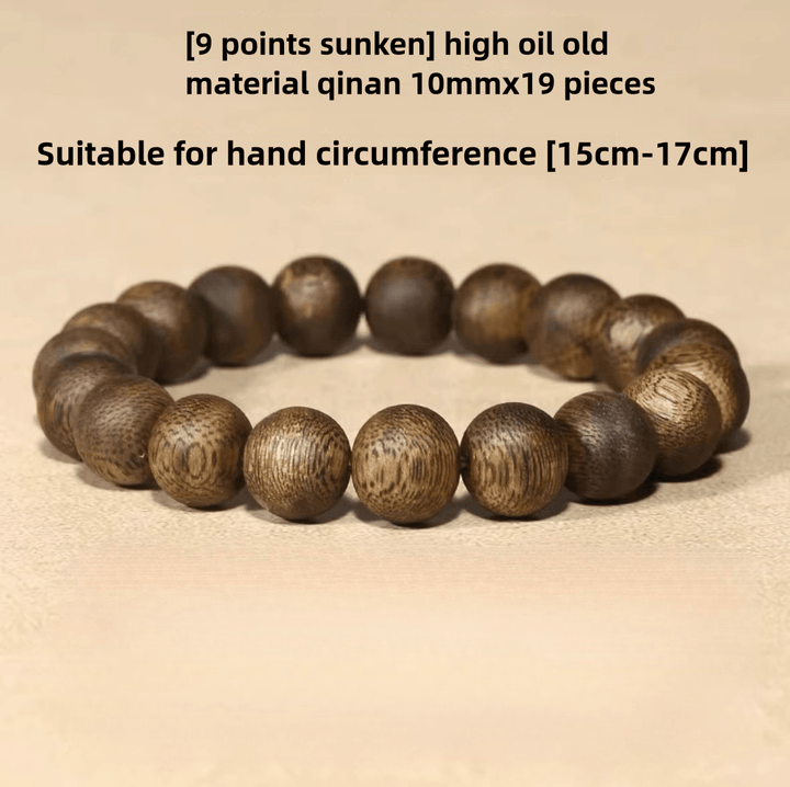 Submerged Grade Qinan Agarwood Meditation Energy Bracelet - BuddhaEnergyHealing