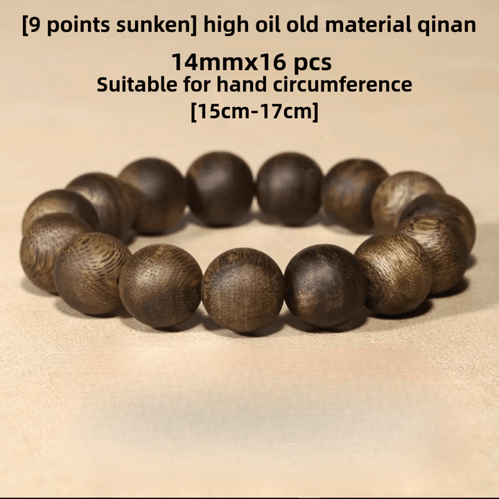 Submerged Grade Qinan Agarwood Meditation Energy Bracelet - BuddhaEnergyHealing