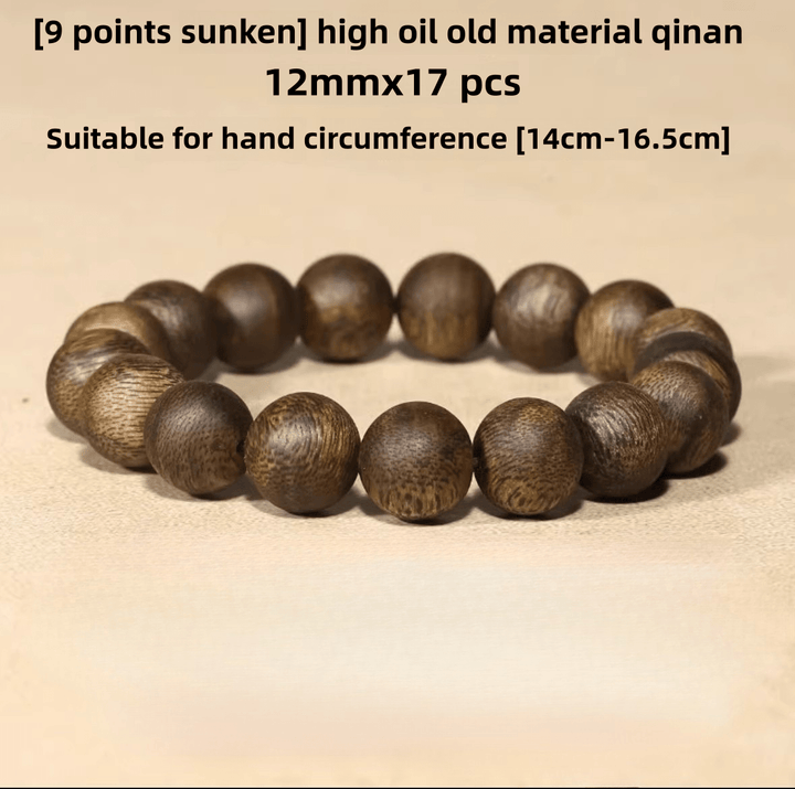Submerged Grade Qinan Agarwood Meditation Energy Bracelet - BuddhaEnergyHealing