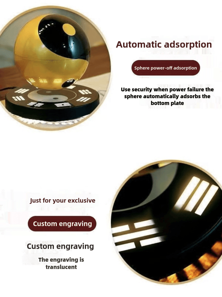 Suspended Feng Shui Energy Gossip Taiji Ball Decoration Protection Peace Energy Ornaments - BuddhaEnergyHealing