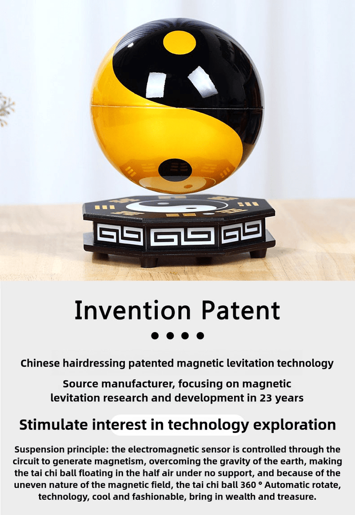 Suspended Feng Shui Energy Gossip Taiji Ball Decoration Protection Peace Energy Ornaments - BuddhaEnergyHealing