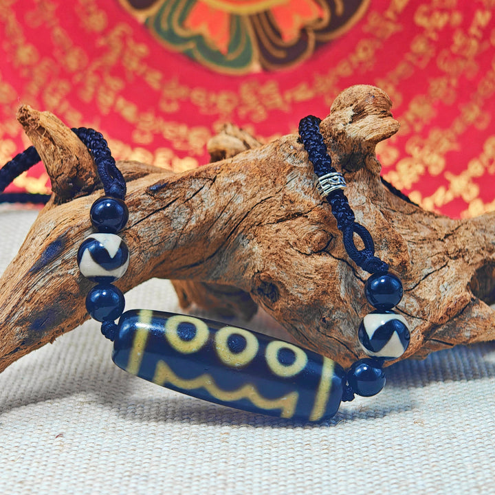 Tibet Agate Dzi Protection Energy Pendant - BuddhaEnergyHealing