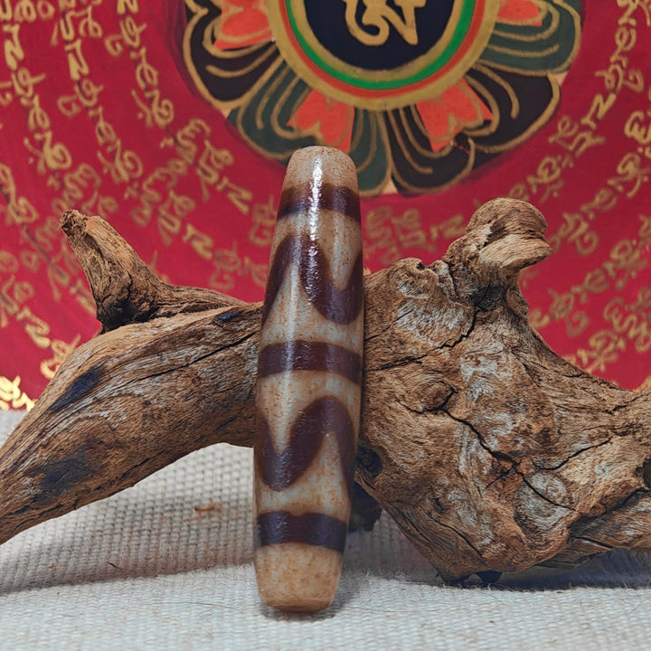 Tibet Agate Dzi Protection Energy Pendant - BuddhaEnergyHealing
