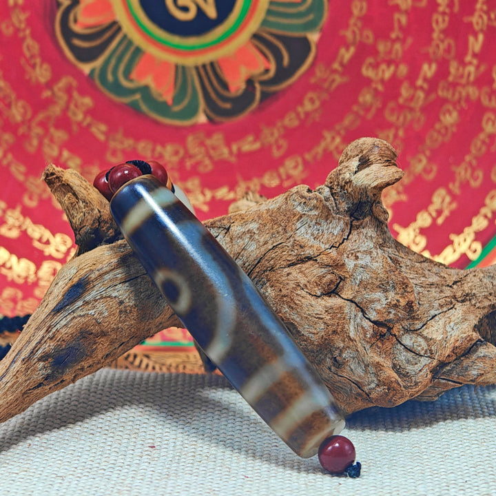 Tibet Agate Dzi Protection Energy Pendant - BuddhaEnergyHealing