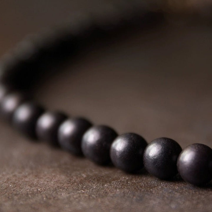 Tibet Blackwood Tigereye Agate Tibet Beads Protection Healing Calm Bracelet - BuddhaEnergyHealing