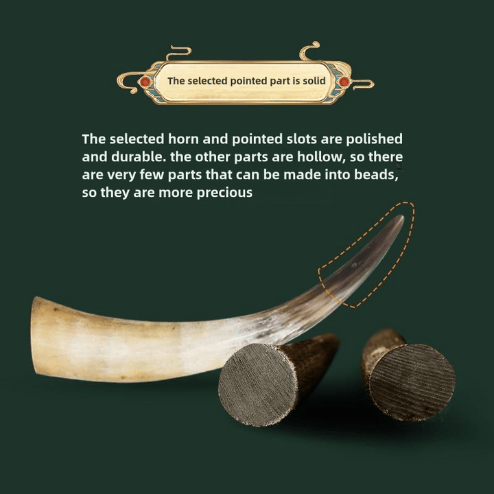 Tibetan Natural Yak Horn Protection Energy Bracelet - BuddhaEnergyHealing