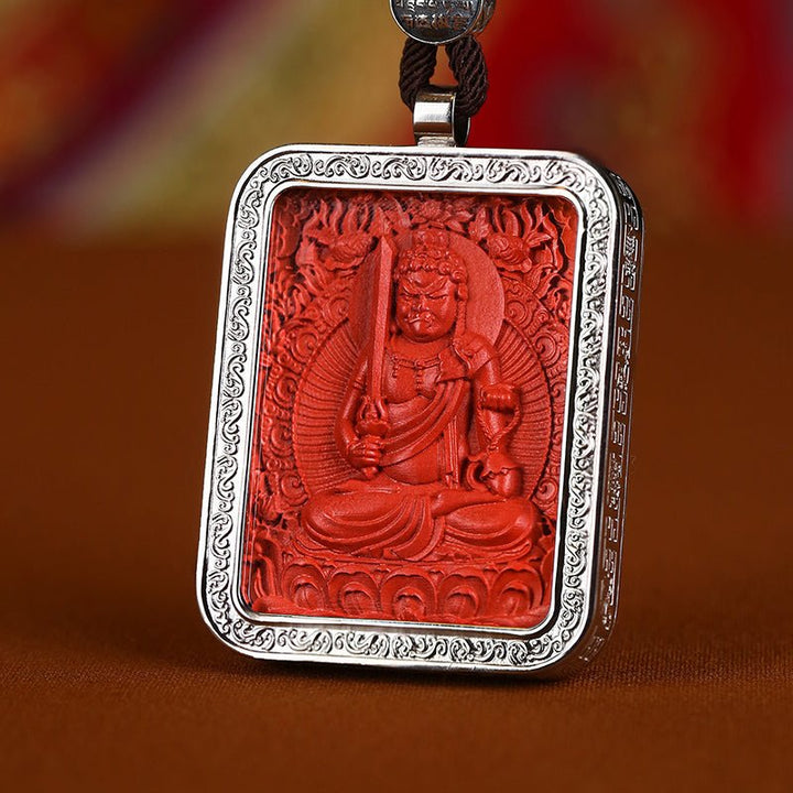 Tibetan Potala Palace Year of Birth Cinnabar Pendant Amulet Protection Lucky Necklace - BuddhaEnergyHealing