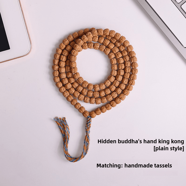Tibetan Style Buddha Hand Vajra Bodhi 108 Beads Men's Protection Energy Bracelet - BuddhaEnergyHealing