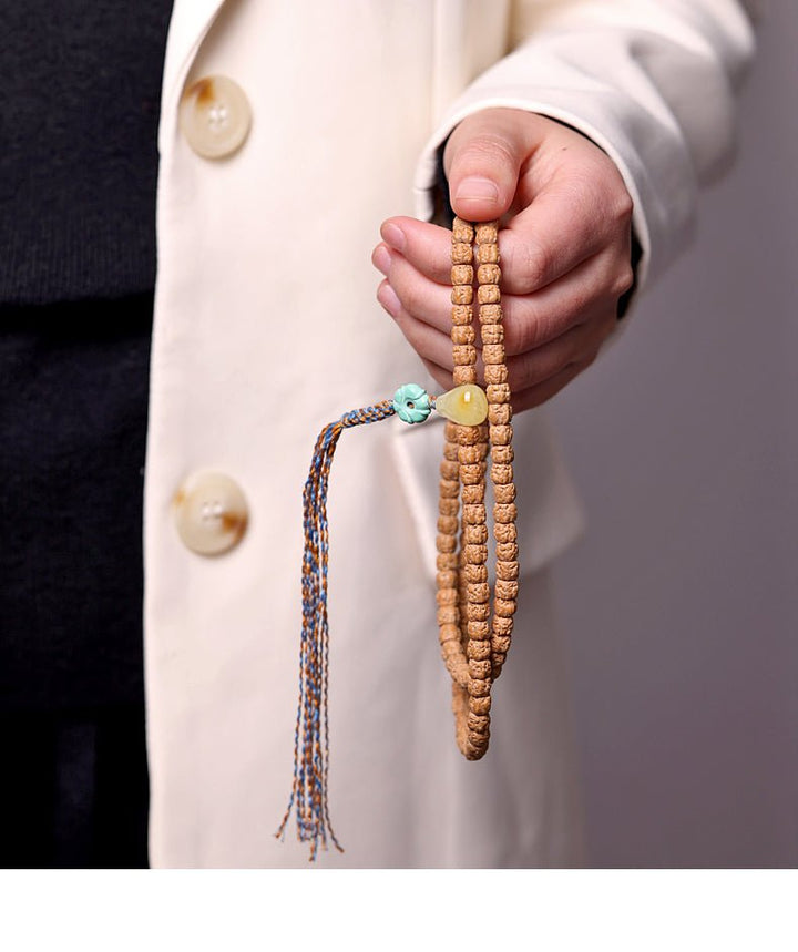 Tibetan Style Buddha Hand Vajra Bodhi 108 Beads Men's Protection Energy Bracelet - BuddhaEnergyHealing