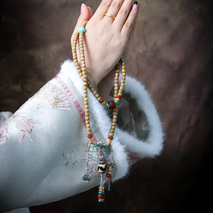 Tibetan Xingyue Bodhi Multi - Wrap Meditation Calm Bracelet - BuddhaEnergyHealing
