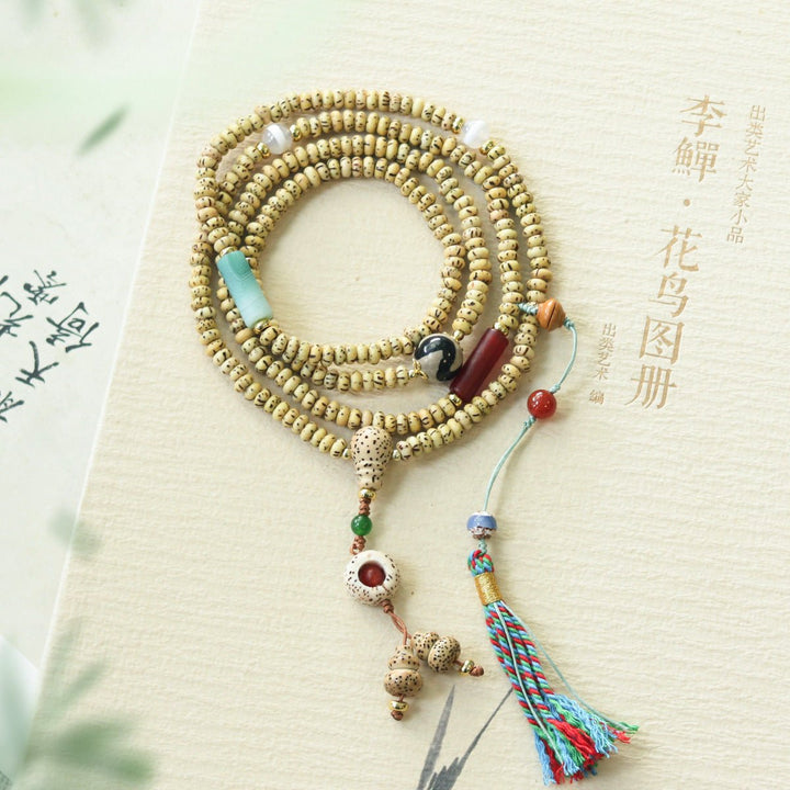 Tibetan Xingyue Bodhi Multi - Wrap Meditation Calm Bracelet - BuddhaEnergyHealing