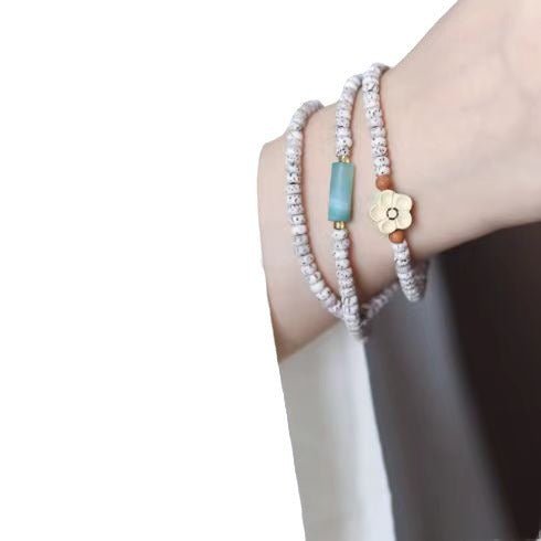 Tibetan Xingyue Bodhi Multi - Wrap Meditation Calm Bracelet - BuddhaEnergyHealing