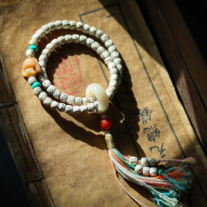 Tibetan Xingyue Bodhi Multi - Wrap Meditation Calm Bracelet - BuddhaEnergyHealing
