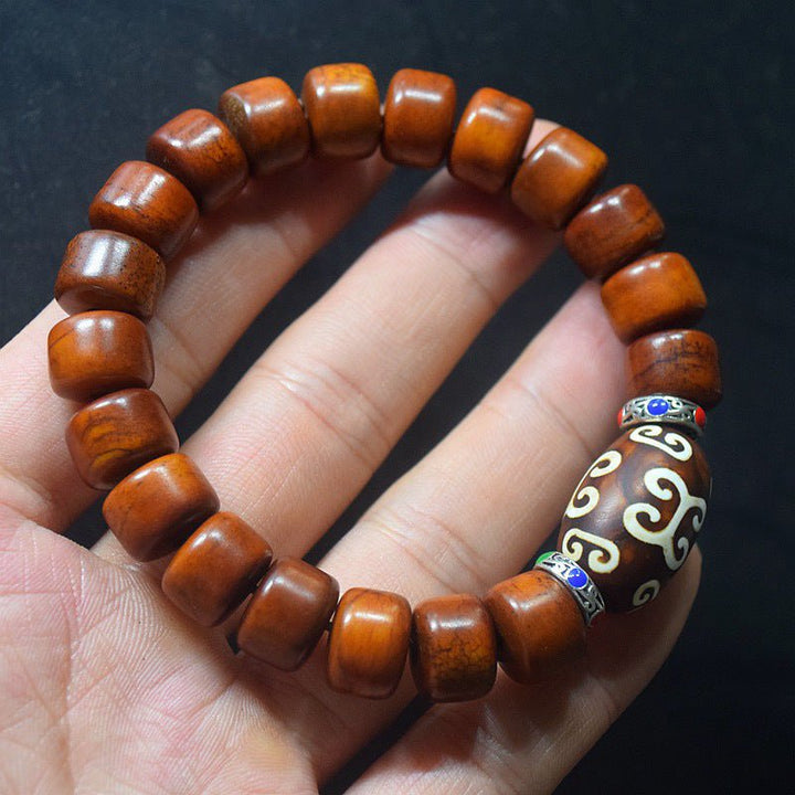 Tibetan Yak Bone Handmade Protection Energy Bracelet - BuddhaEnergyHealing