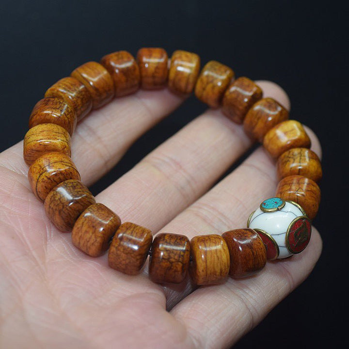 Tibetan Yak Bone Handmade Protection Energy Bracelet - BuddhaEnergyHealing