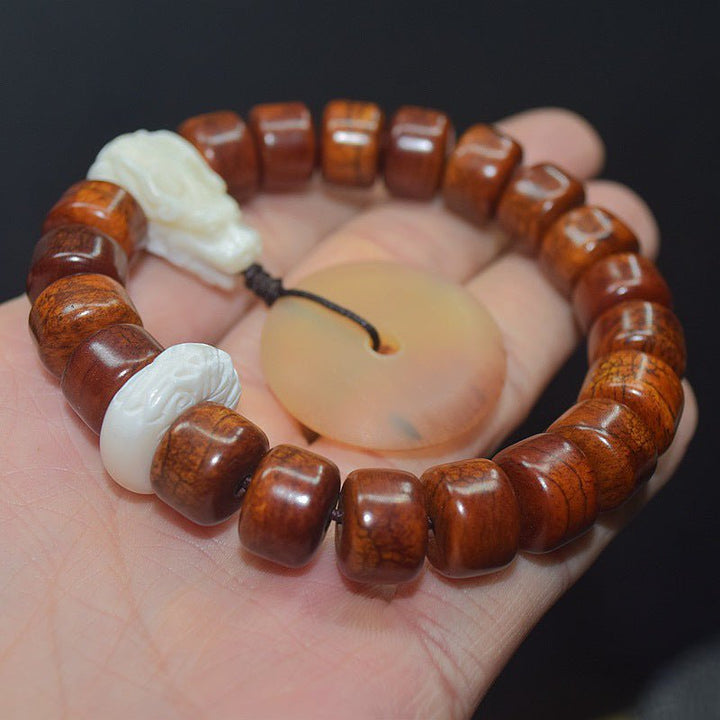 Tibetan Yak Bone Handmade Protection Energy Bracelet - BuddhaEnergyHealing