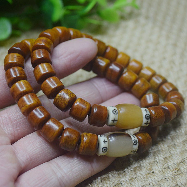Tibetan Yak Bone Handmade Protection Energy Bracelet - BuddhaEnergyHealing