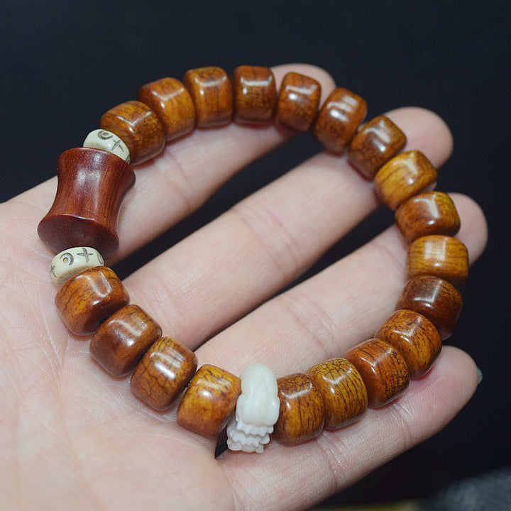 Tibetan Yak Bone Handmade Protection Energy Bracelet - BuddhaEnergyHealing
