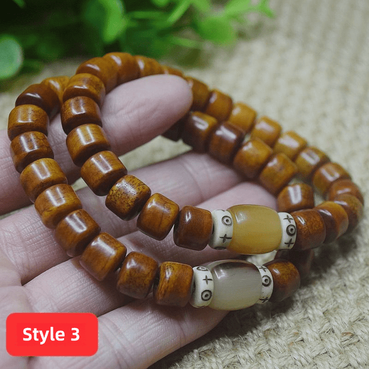 Tibetan Yak Bone Handmade Protection Energy Bracelet - BuddhaEnergyHealing
