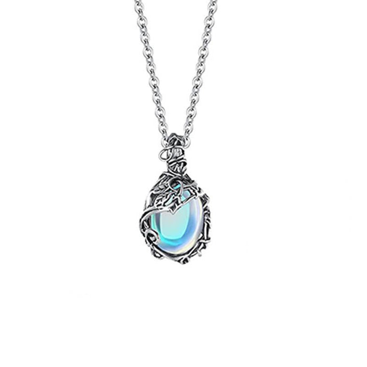 Vintage Unique Thorns and Aurora Protection Necklace - BuddhaEnergyHealing