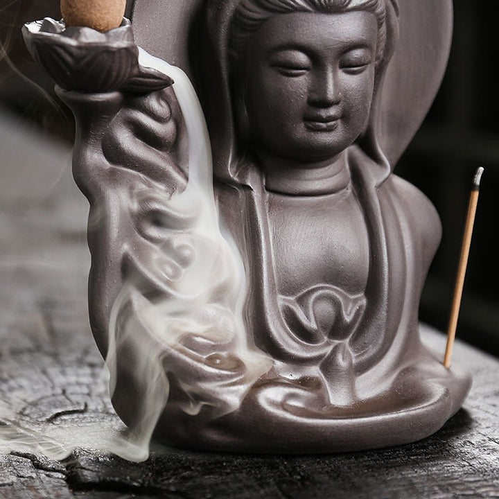 Zisha Backflow Calm Meditation Incense Burner - BuddhaEnergyHealing