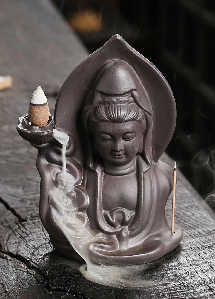 Zisha Backflow Calm Meditation Incense Burner - BuddhaEnergyHealing