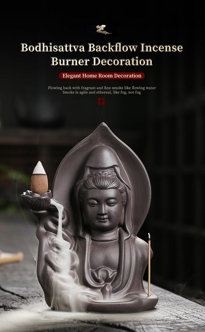 Zisha Backflow Calm Meditation Incense Burner - BuddhaEnergyHealing