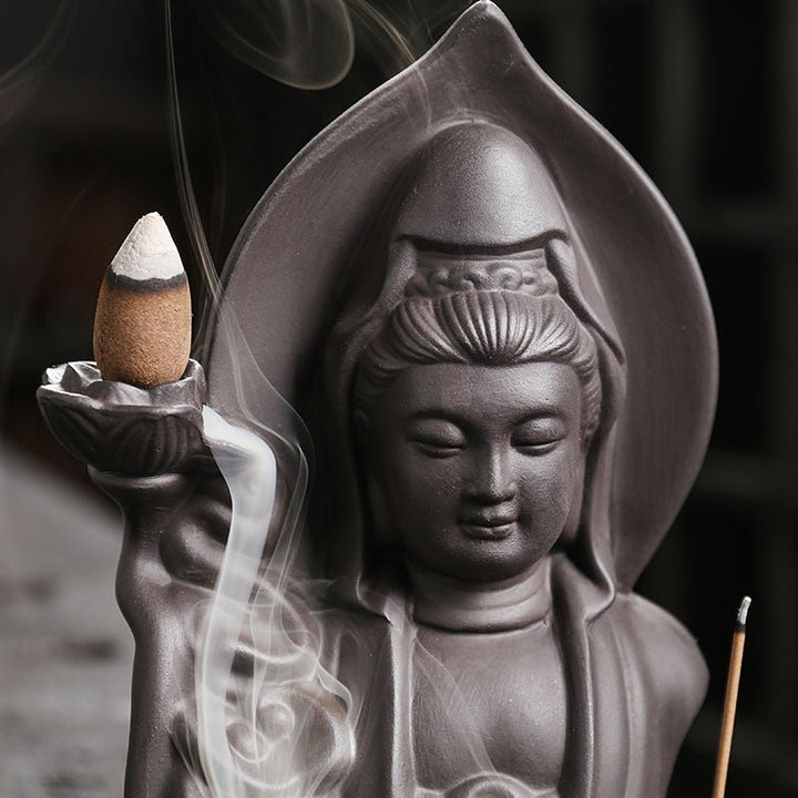 Zisha Backflow Calm Meditation Incense Burner - BuddhaEnergyHealing