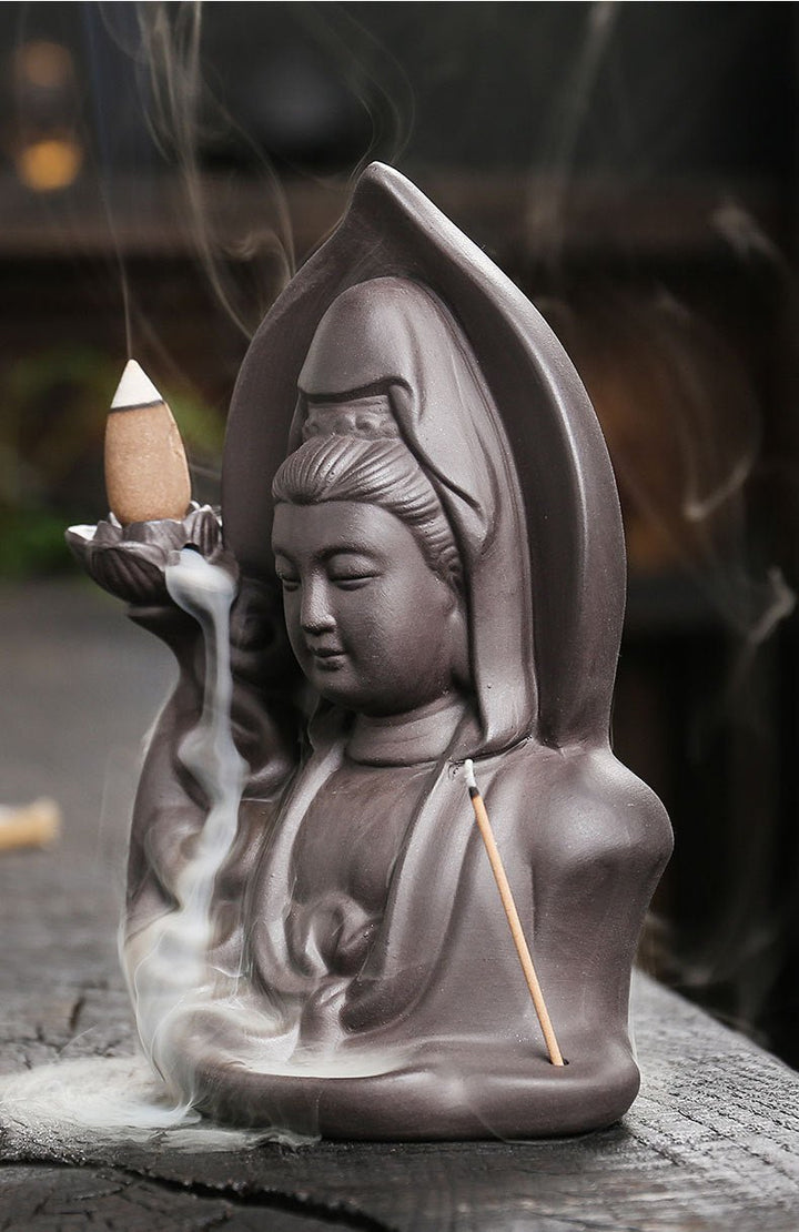 Zisha Backflow Calm Meditation Incense Burner - BuddhaEnergyHealing