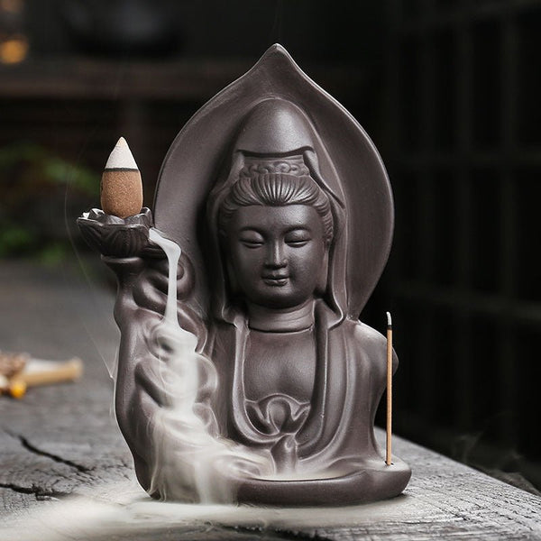 Zisha Backflow Calm Meditation Incense Burner - BuddhaEnergyHealing
